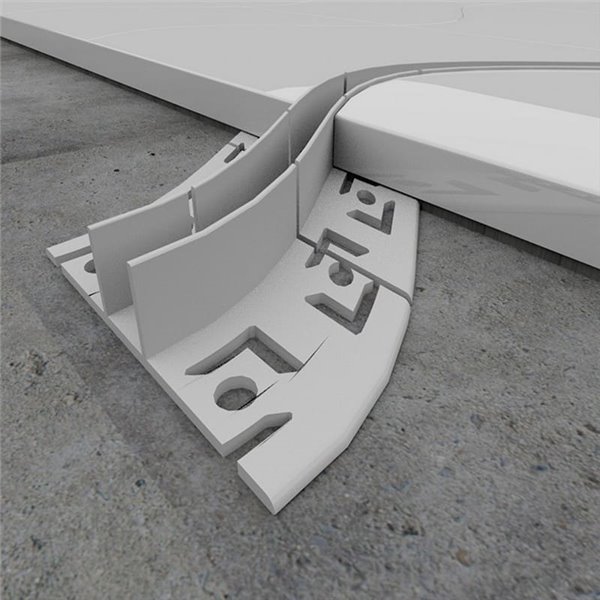 Perfil de aluminio PLOF 2 metros arquitectónico para empotrar en suelo para tiras LED