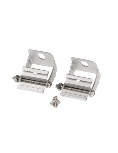 Pacote com 2 clipes de montagem cinza para perfil LM3700, fita de LED.