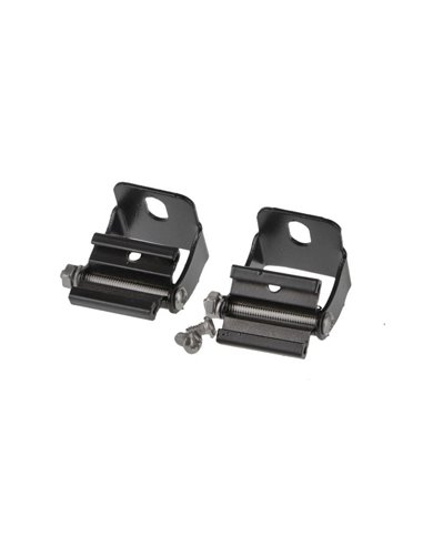 Pack 2 clips de sujeción negro para perfil LM3698, tira LED