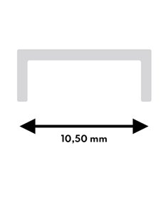 Manchon diffuseur en silicone de 40 mètres pour profilé PLOF LM3843 destiné à l'éclairage intégré 2
