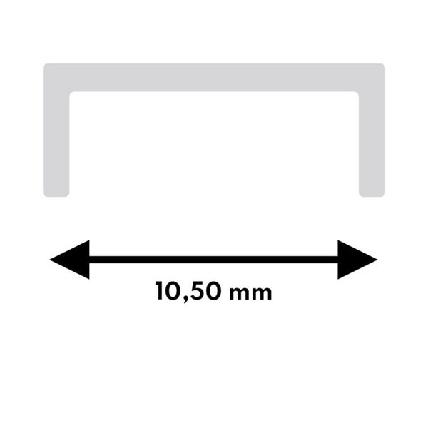 Funda difusor de silicona 40 metros para perfil PLOF LM3843 para luz integrada