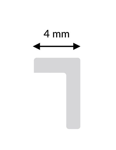 Funda difusor de silicona 40 metros para perfil NOR LM3848 para luz integrada