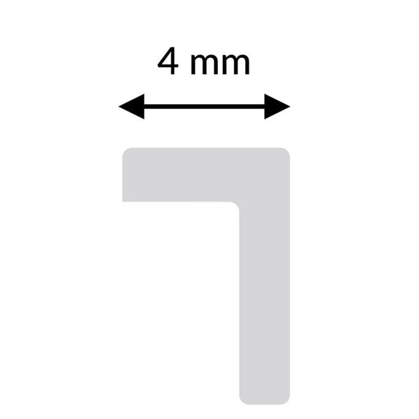 Manga difusora de silicone de 40 metros para perfil NOR LM3848 para iluminação integrada.