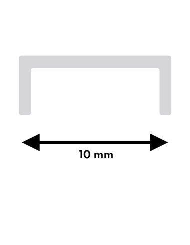Manga difusora de silicone de 40 metros para perfil BOYD LM3846 para iluminação integrada.