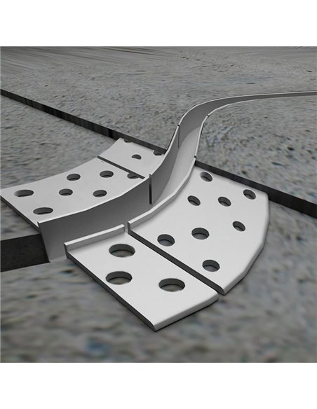 Manchon diffuseur en silicone de 40 mètres pour profilé MUF LM3844 pour éclairage intégré continu