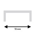 Funda difusor de silicona 40 metros para perfil MUF LM3844 para luz integrada continua