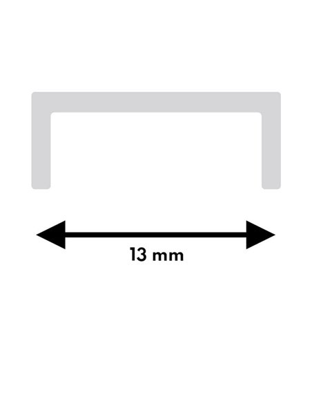 Funda difusor de silicona 40 metros para perfil MUF LM3844 para luz integrada continua