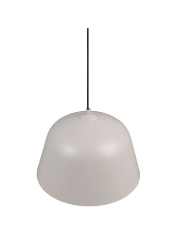 Lámpara colgante metálica TOVA bombilla excl. 1x E27 max. 15W IP20 Gris cálido