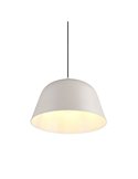 Lámpara colgante metálica TOVA bombilla excl. 1x E27 max. 15W IP20 Gris cálido