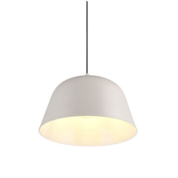 Suspension TOVA en métal, ampoule non incluse (1 x E27 max. 15 W), IP20, gris chaud