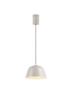 Lámpara colgante metálica TOVA bombilla excl. 1x E27 max. 15W IP20 Gris cálido