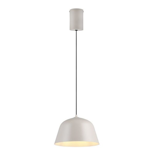 Lámpara colgante metálica TOVA bombilla excl. 1x E27 max. 15W IP20 Gris cálido