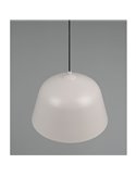 Lámpara colgante metálica TOVA bombilla excl. 1x E27 max. 15W IP20 Gris cálido