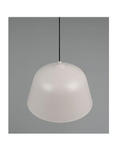 Lámpara colgante metálica TOVA bombilla excl. 1x E27 max. 15W IP20 Gris cálido 2