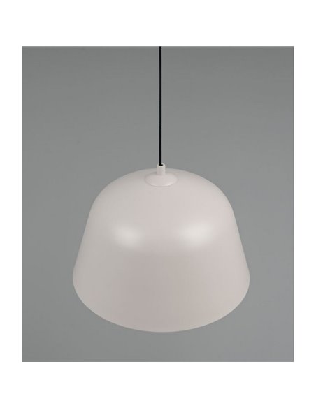 Lámpara colgante metálica TOVA bombilla excl. 1x E27 max. 15W IP20 Gris cálido