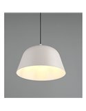 Lámpara colgante metálica TOVA bombilla excl. 1x E27 max. 15W IP20 Gris cálido