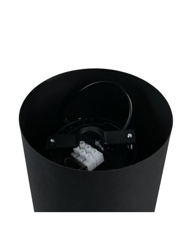 Lámpara colgante pantalla métalica TOVA bombilla excl. 1x E27 max. 15W IP20 Negro