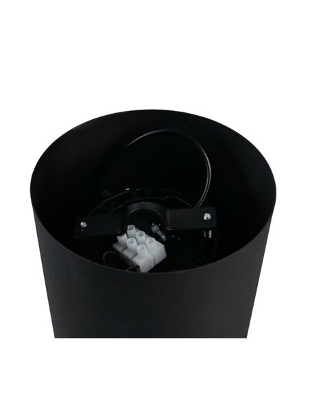 Lámpara colgante pantalla métalica TOVA bombilla excl. 1x E27 max. 15W IP20 Negro