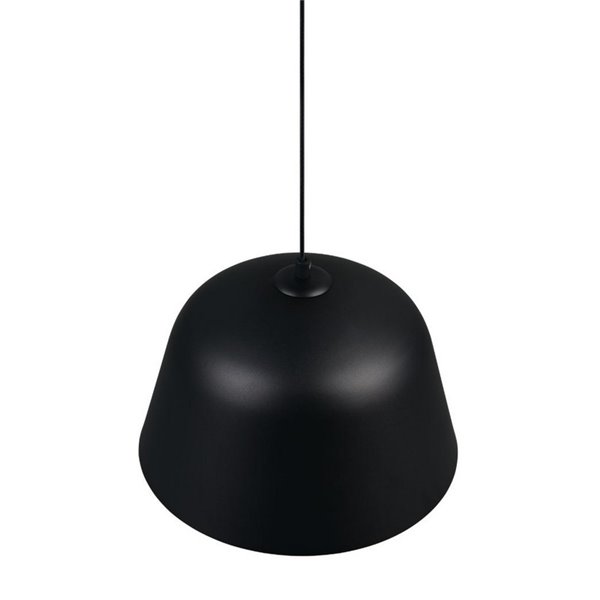 Suspension TOVA avec abat-jour en métal, ampoule non fournie (1 x E27 max. 15 W), IP20, noire