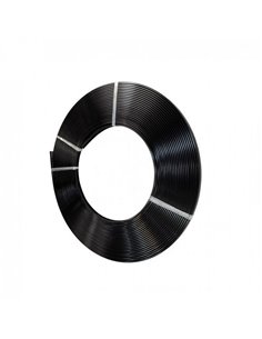 Difusor negro en rollo de policarbonato para perfil LED 28 mm, 30 metros