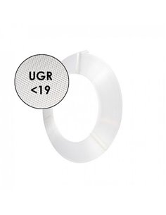 Difusor opal microprismático en rollo para perfil LED 12,5 mm, UGR 19, 30 metros