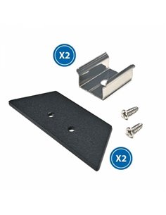 Pacote com 2 buchas e 2 clipes para perfil LM3829 (peças de reposição para montagem)