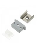 Perfil de aluminio SUBAQUA IP65 2 metros con difusor y tapas (incluye pletina)