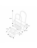 Pack 2 tapones y 2 grapas para perfil LM3725 (acabado limpio)