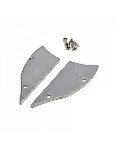 Pacote com 2 tampas de extremidade para perfil LM3833 (terminais de extremidade)