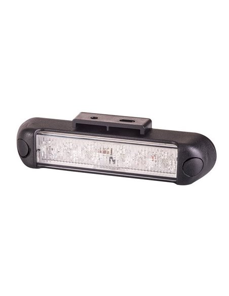 Luz de advertencia LED LDO 2780 12/24V dia/noche XA2, modo F-flash R10 EMC Ámbar