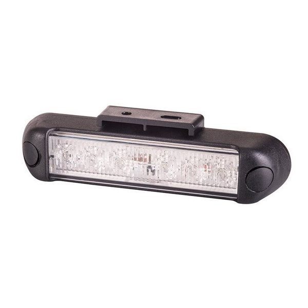 Luz de advertência LED diurna/noturna LDO 2780 12/24V XA2, modo flash R10 EMC âmbar