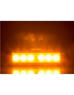 Luz de advertencia LED LDO 2780 12/24V dia/noche XA2, modo F-flash R10 EMC Ámbar 2
