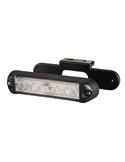 Luz de advertencia LED LDO 2780 12/24V dia/noche XA2, modo F-flash R10 EMC Ámbar