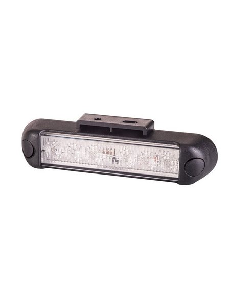 Luz LED de advertencia LDO 2781 12/24V dia/noche XB2, modo F-flash R10 EMC Azul