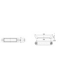 Luz LED de advertencia LDO 2781 12/24V dia/noche XB2, modo F-flash R10 EMC Azul