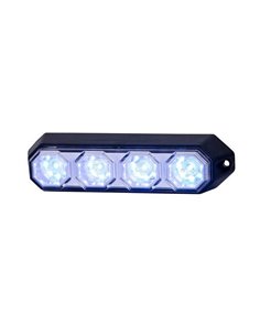 Luz de advertencia LED LDO 2258 12/24V modo F-flash XB1 R10 EMC Azul
