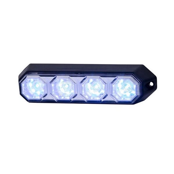 Luz de advertencia LED LDO 2258 12/24V modo F-flash XB1 R10 EMC Azul