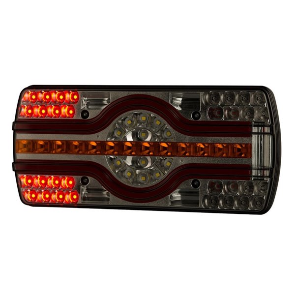 Piloto trasero combinado LZD 2540 6 funciones, sin mano, luz matrícula lateral, R4-R6-R7-R23-R38 12/24V IP68