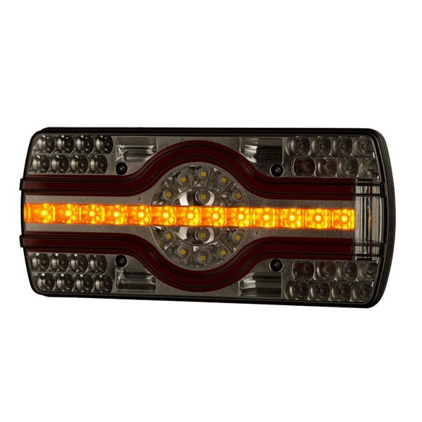 Piloto trasero combinado LZD 2540 6 funciones, sin mano, luz matrícula lateral, R4-R6-R7-R23-R38 12/24V IP68