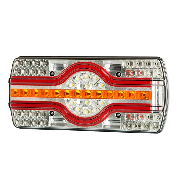 Piloto trasero combinado LZD 2540 6 funciones, sin mano, luz matrícula lateral, R4-R6-R7-R23-R38 12/24V IP68