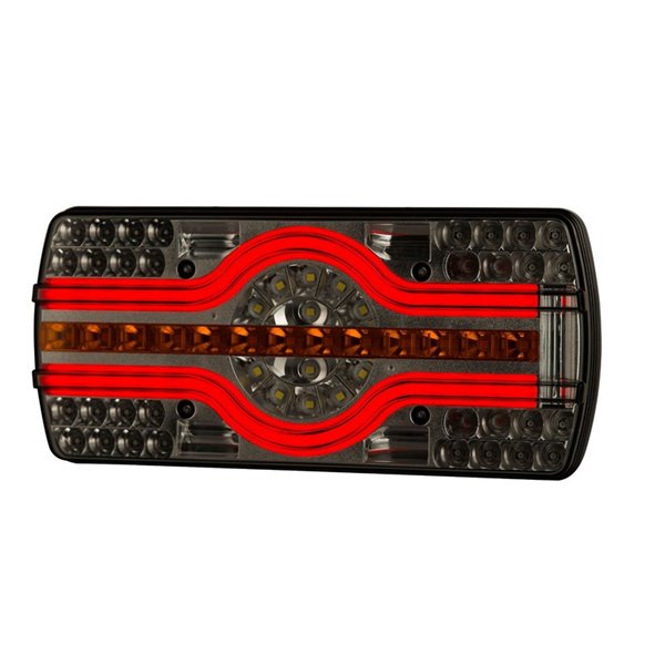 Piloto trasero combinado LZD 2540 6 funciones, sin mano, luz matrícula lateral, R4-R6-R7-R23-R38 12/24V IP68