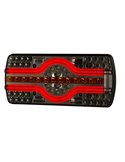 Piloto trasero combinado LZD 2540 6 funciones, sin mano, luz matrícula lateral, R4-R6-R7-R23-R38 12/24V IP68