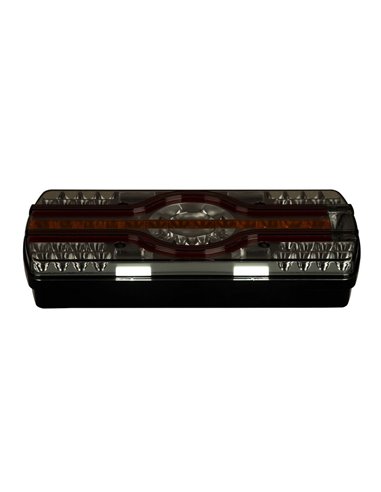Piloto trasero LZD 2541-2542 6 funciones, luz matrícula inferior R4-R6-R7-R23-R38 12/24V IP68