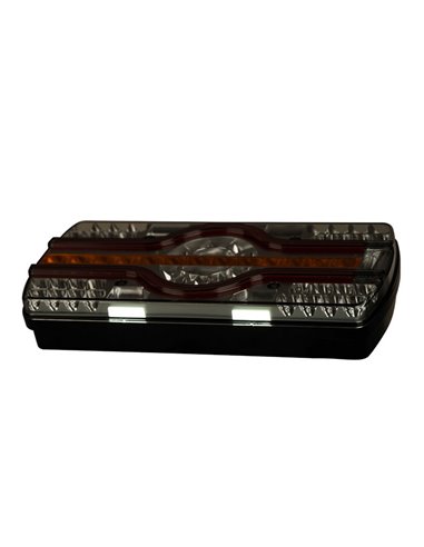 Piloto trasero LZD 2541-2542 6 funciones, luz matrícula inferior R4-R6-R7-R23-R38 12/24V IP68