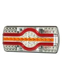 Piloto trasero LZD 2541-2542 6 funciones, luz matrícula inferior R4-R6-R7-R23-R38 12/24V IP68