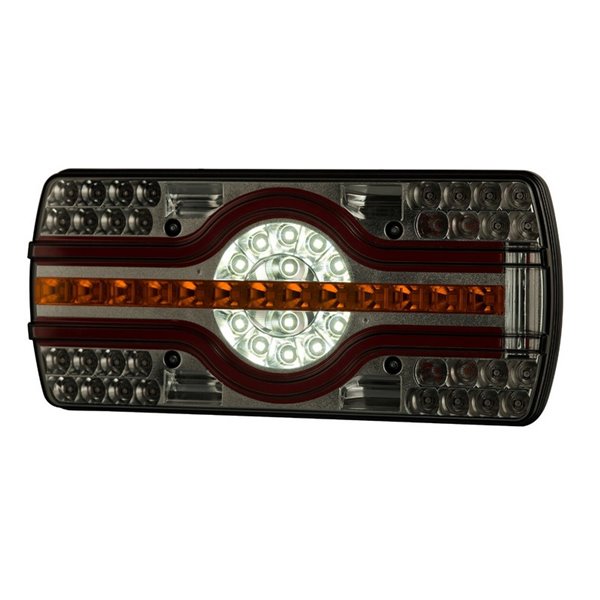 Piloto trasero LZD 2541-2542 6 funciones, luz matrícula inferior R4-R6-R7-R23-R38 12/24V IP68