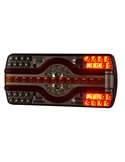 LZD 2541-2542 Lanterna traseira de 6 funções, luz inferior da placa de matrícula R4-R6-R7-R23-R38 12/24V IP68