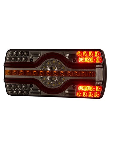 Piloto trasero LZD 2541-2542 6 funciones, luz matrícula inferior R4-R6-R7-R23-R38 12/24V IP68