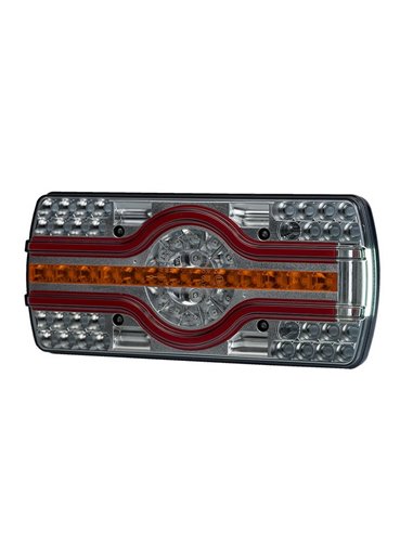 Feu arrière 4 fonctions LZD 2543, éclairage latéral de plaque d'immatriculation, mains libres 12/24 V IP68