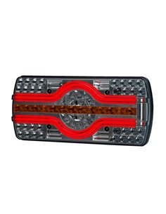 Lanterna traseira LZD 2544 e 2545, 6 funções, luz inferior da placa de matrícula 12/24V IP68